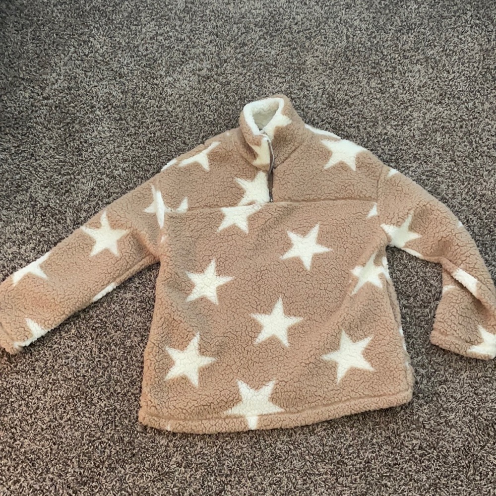 Tan/white Peach Love California jacket